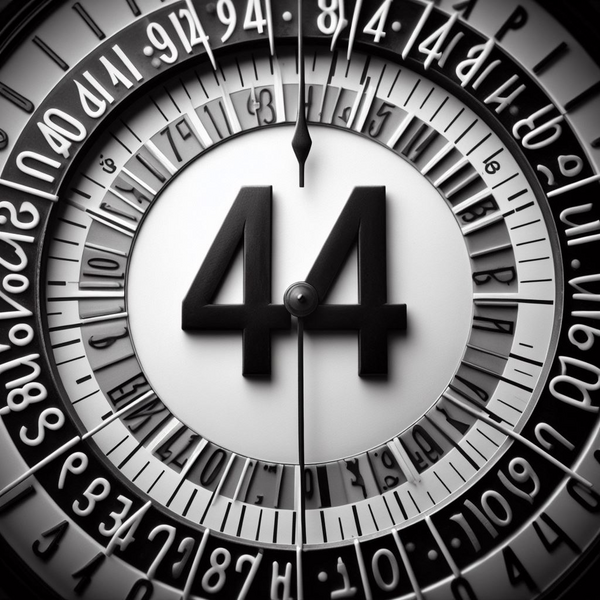 Numerología, significado del 44
