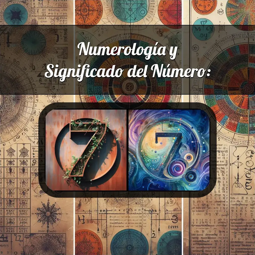 Una imágen que muestra el número 77 con los dos numeros que lo componen, la imagen muestra un fondo adecuado tras cada numero para reflejar mejor su significado.