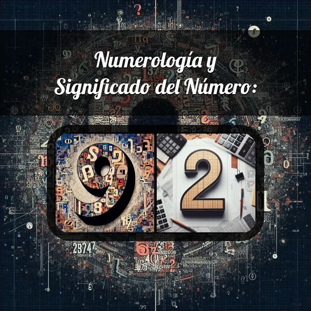 Una imágen que muestra el número 92 con los dos numeros que lo componen, la imagen muestra un fondo adecuado tras cada numero para reflejar mejor su significado.