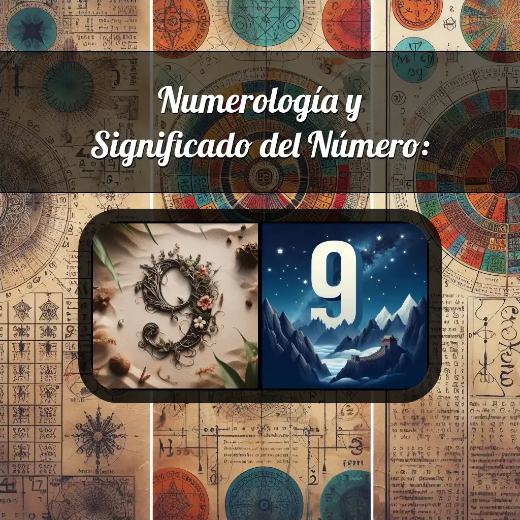 Una imágen que muestra el número 99 con los dos numeros que lo componen, la imagen muestra un fondo adecuado tras cada numero para reflejar mejor su significado.